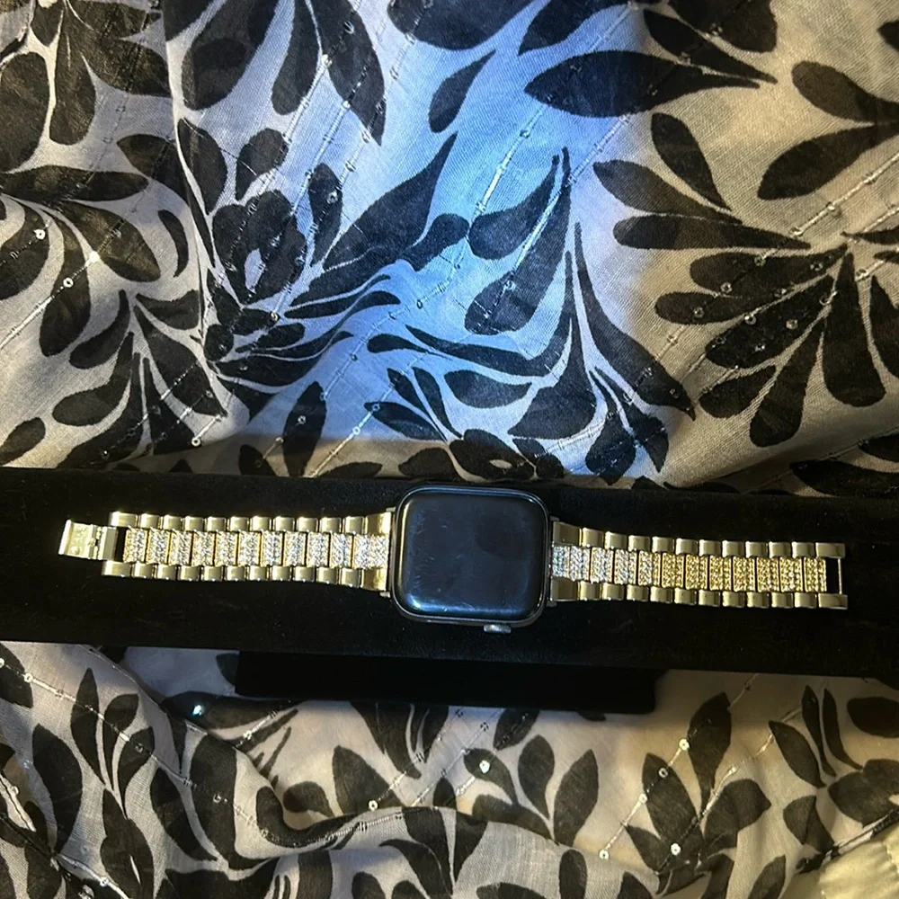 Bebe Metallic Watch band fits 38/41mm Apple Watch